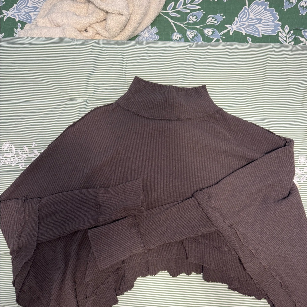 Women's Purple Turtleneck Sweater